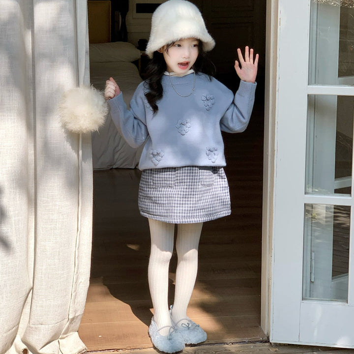 【90-140】ダブルポケットミニスカート