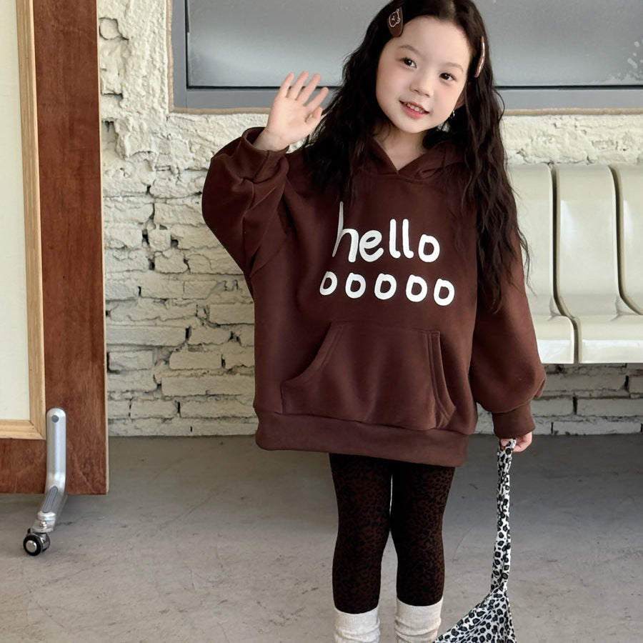 【90-150】helloリラックスパーカー