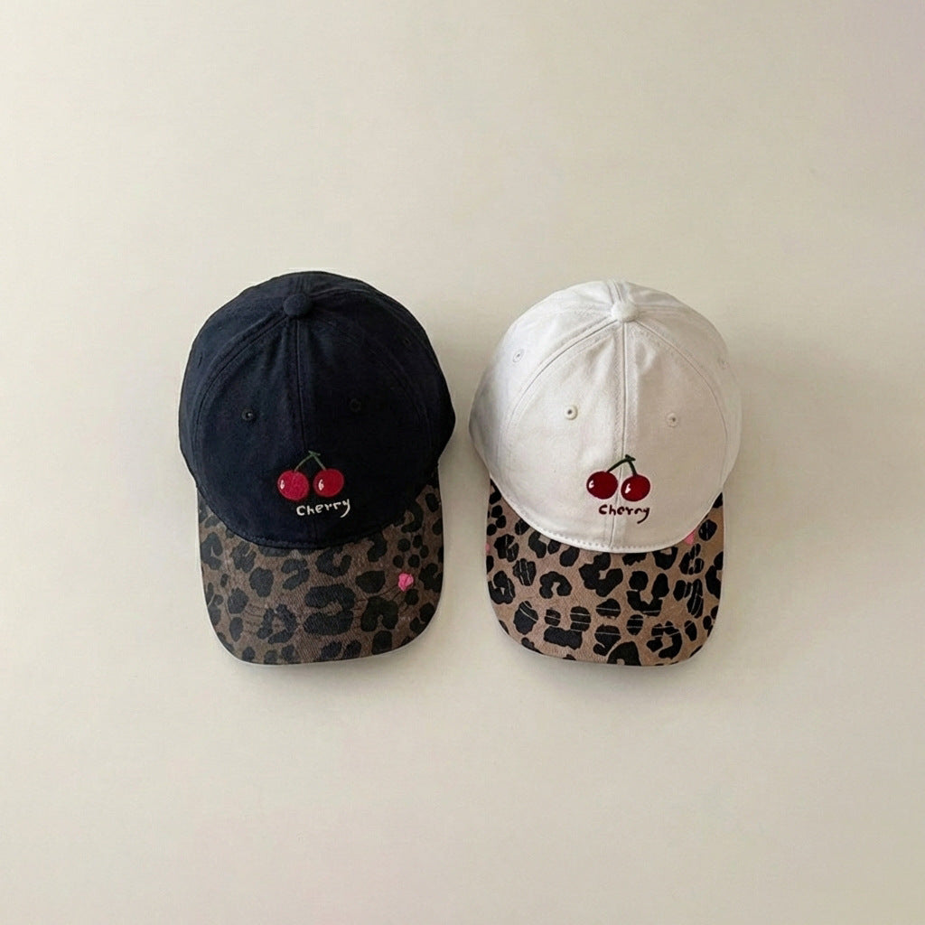 【52-54cm】レオパード柄キャップ