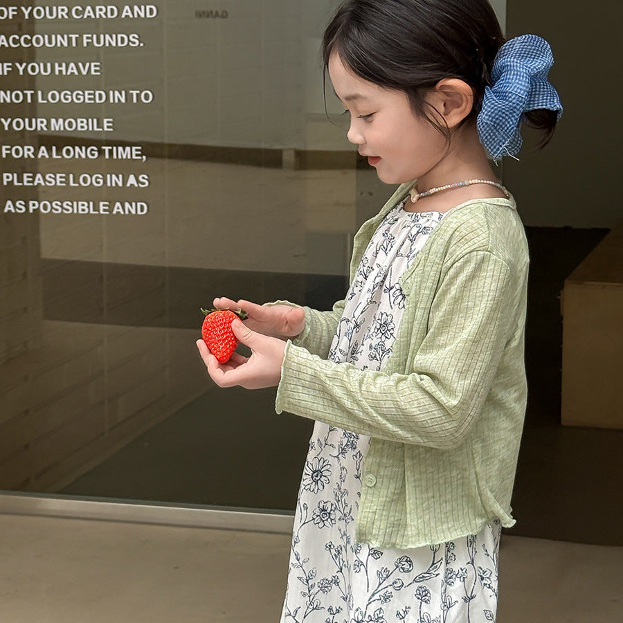 【90-140】シンプルサマーカーディガン