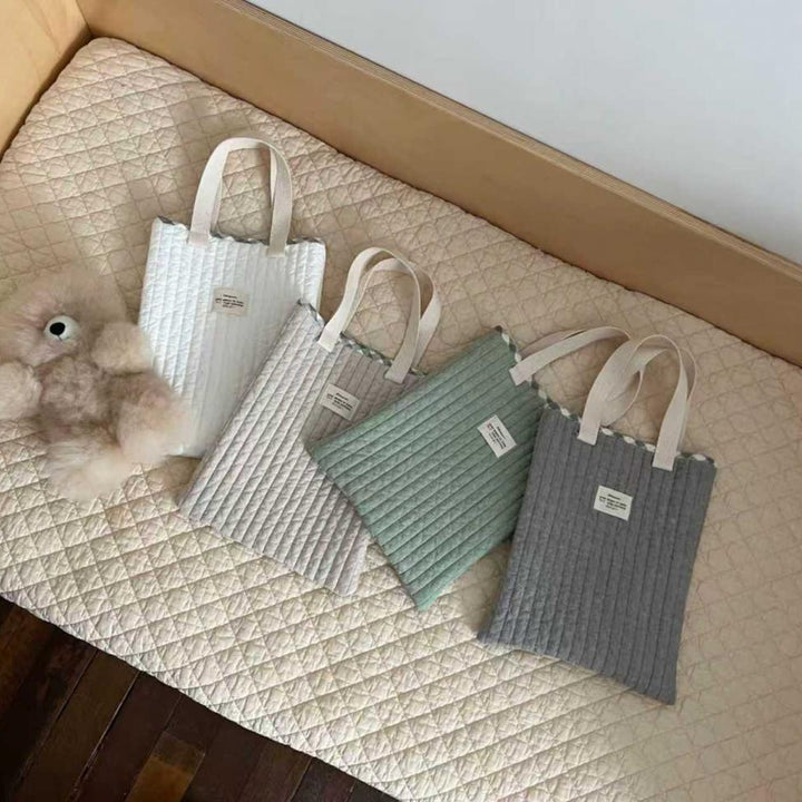 シンプルキルティングバッグ