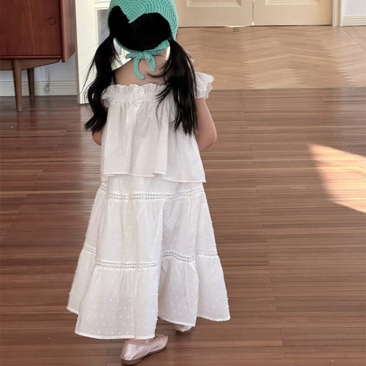 【90-140】スノードットフリルセットアップ