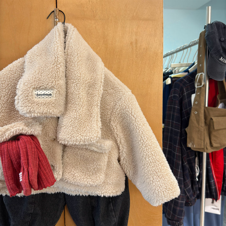 【80-130】マフラー付きボアジャケット