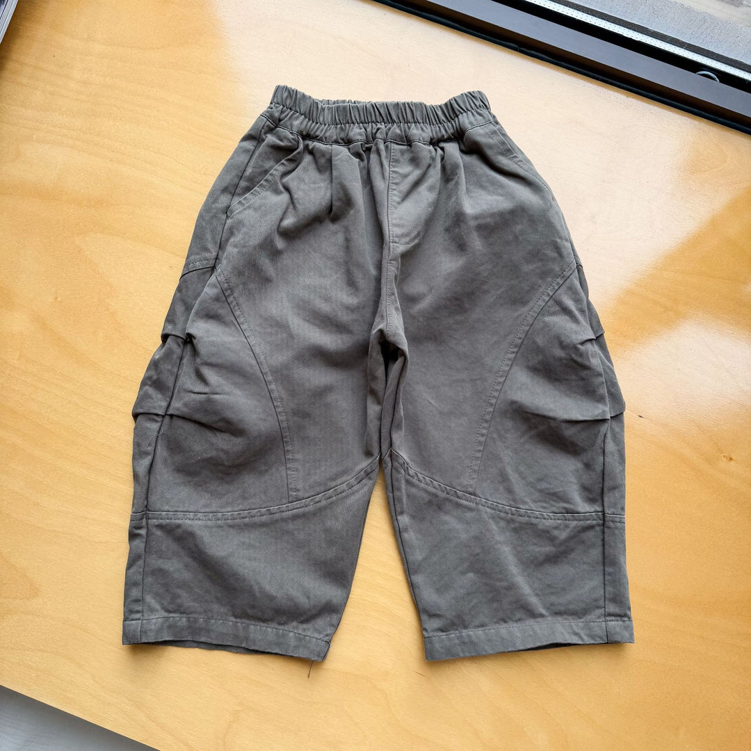 【80-150】シンプルバレルパンツ