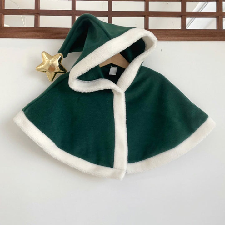【73-100】クリスマスデザインポンチョ