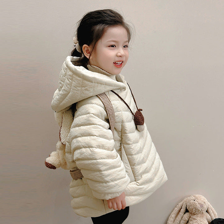 【90-140】フード付きプルオーバーコート