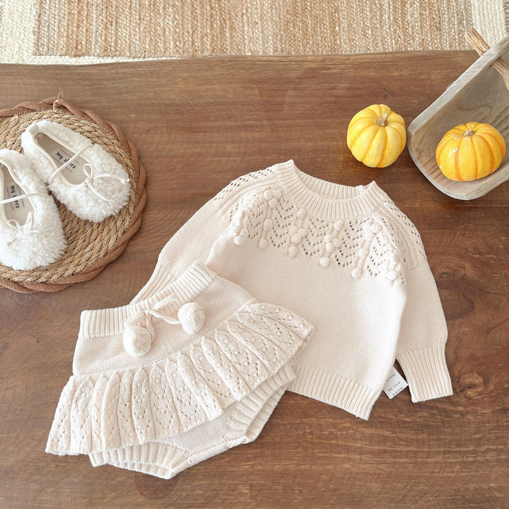 【73-100】かぎ編みフリルブルマ