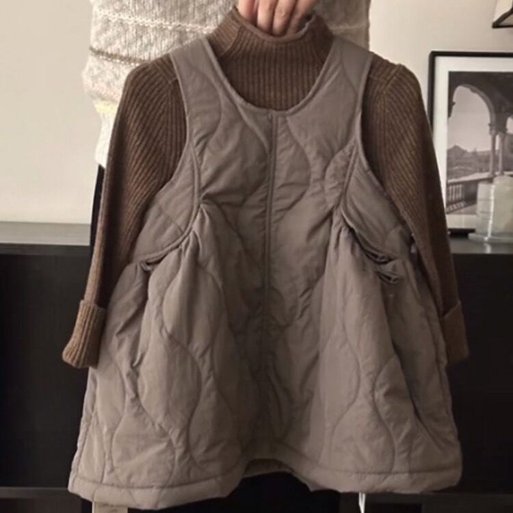 【100-140】キルティングワンピース