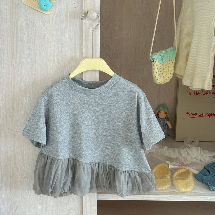 【90-140】裾バルーンTシャツ