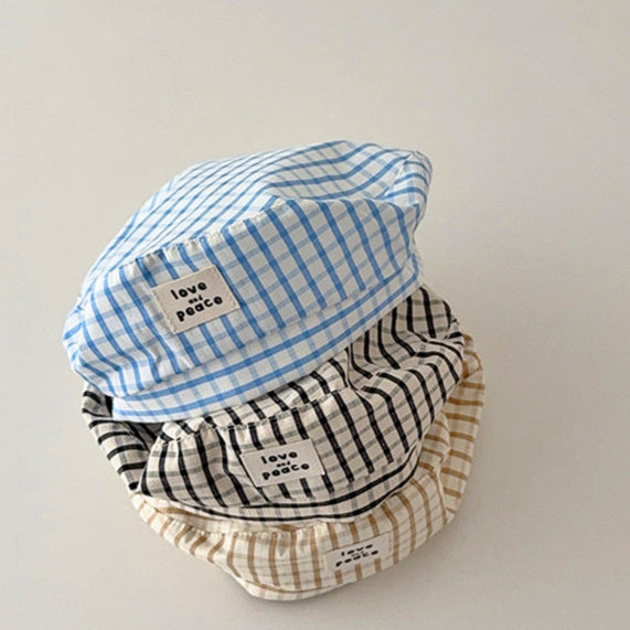 49-52cm】チェック柄ベレー帽｜ELMO-こども服エルモ- – こども服ELMO