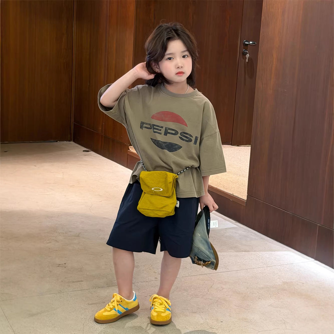 【90-150】フロントデザインTシャツ
