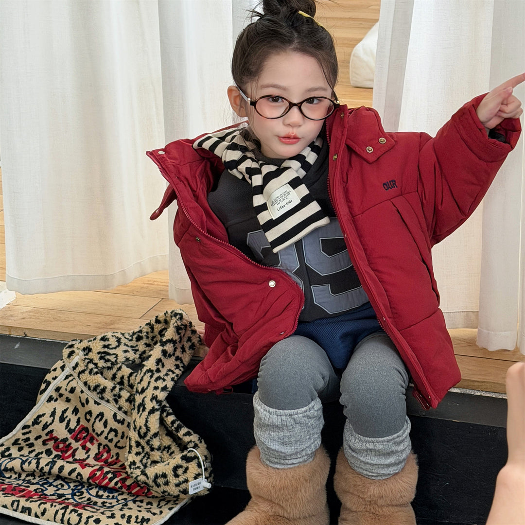 【80-130】裏起毛レッグウォーマー付きレギンス