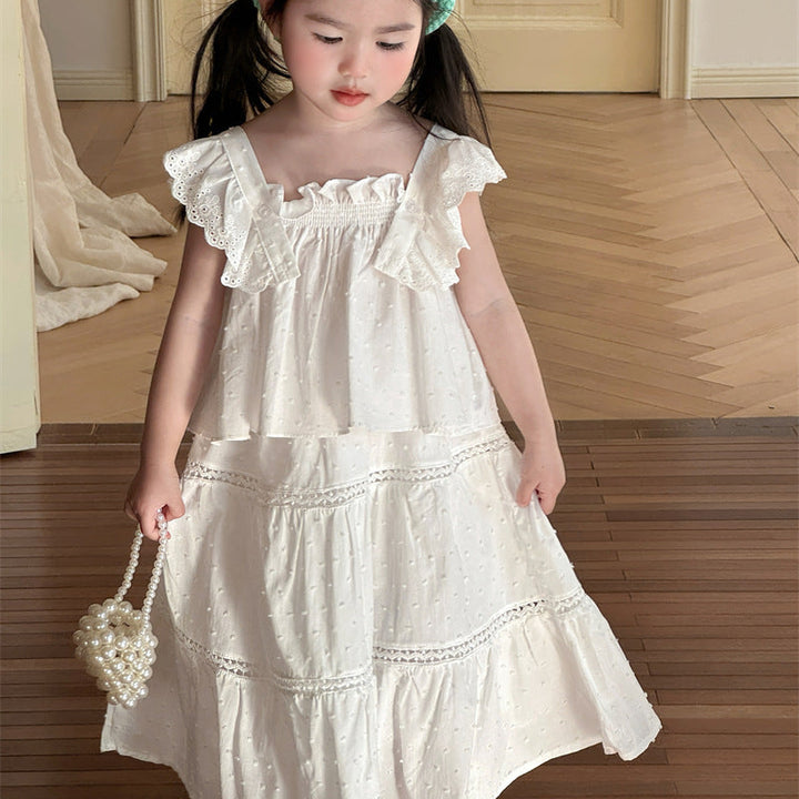 【90-140】スノードットフリルセットアップ