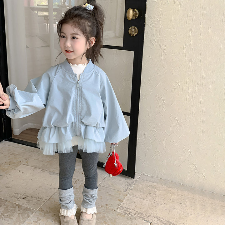 【90-140】ティアードデザインブルゾン