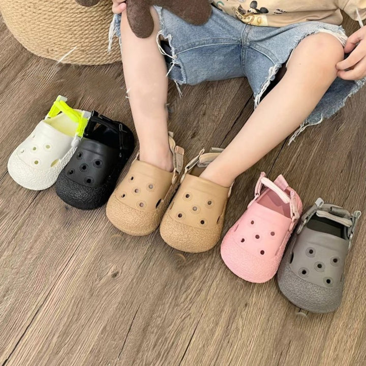 【16.0-21.0】バックストラップデザインクロッグサンダル