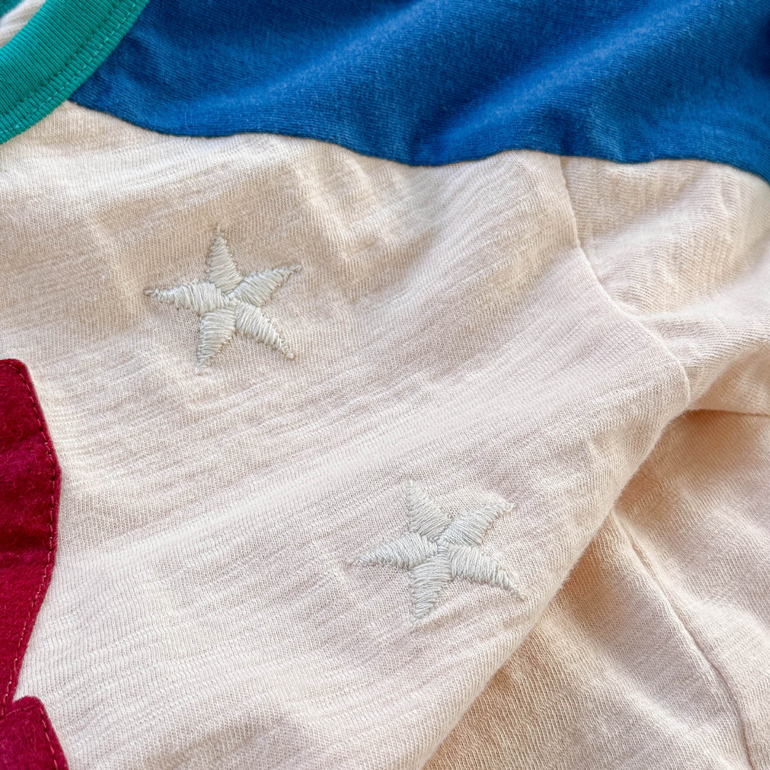 【80-130】スター＆７Tシャツ