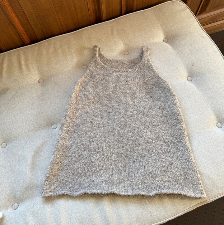 【90-150】シンプルニットワンピース