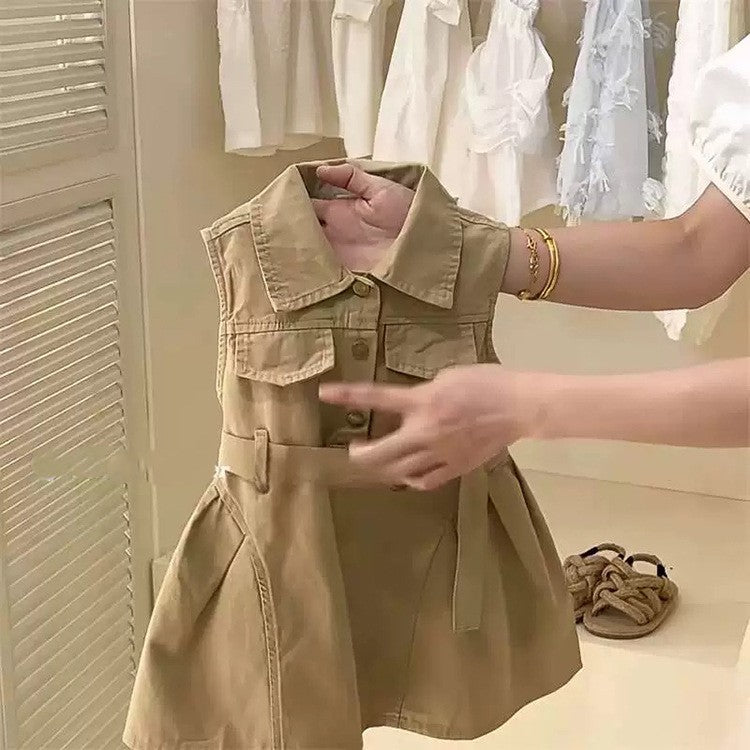 【90-140】トレンチノースリワンピース