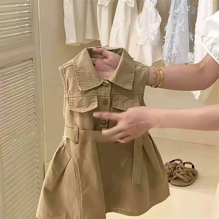 【90-140】トレンチノースリワンピース