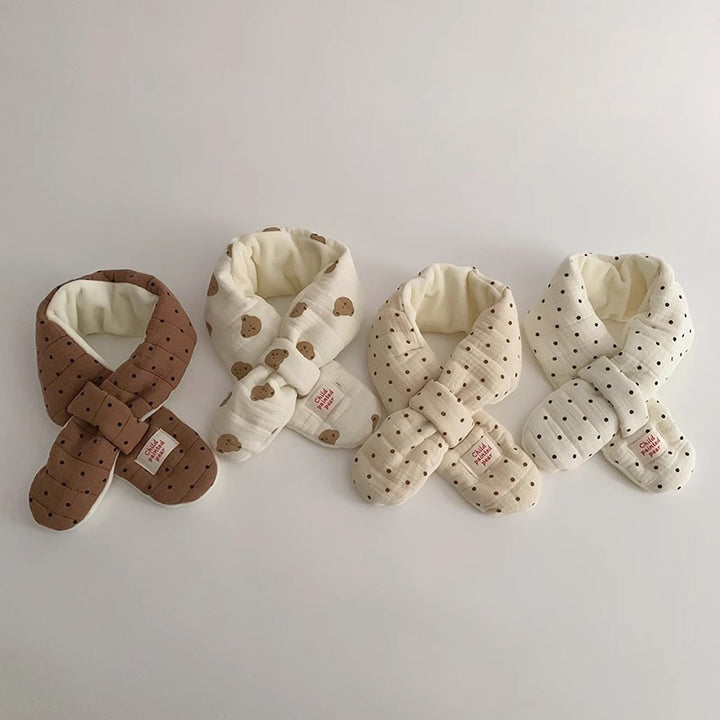 【1Y-6Y】パターンプリントループ付きマフラー