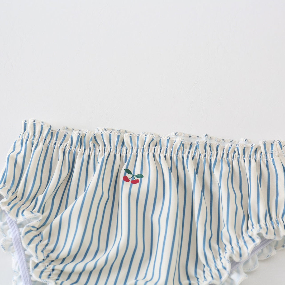 【90-140】シャーリングデザインセパレートスイムウェア