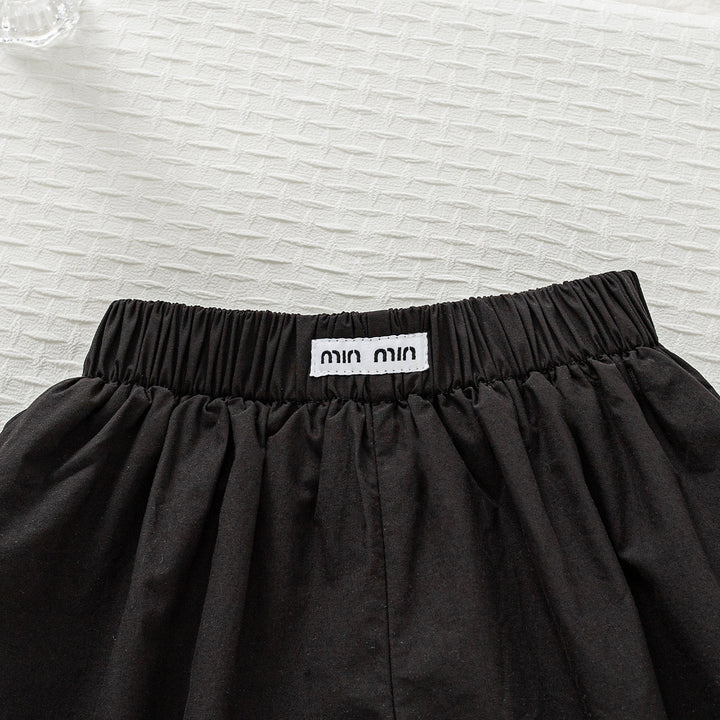 【73-130】シンプルバルーンショートパンツ