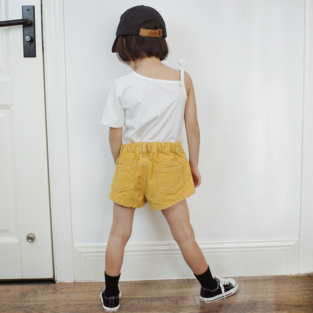【90-150】ワンショルダーTシャツ
