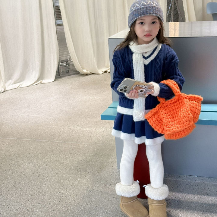 【90-140】ラインデザインニットセットアップ