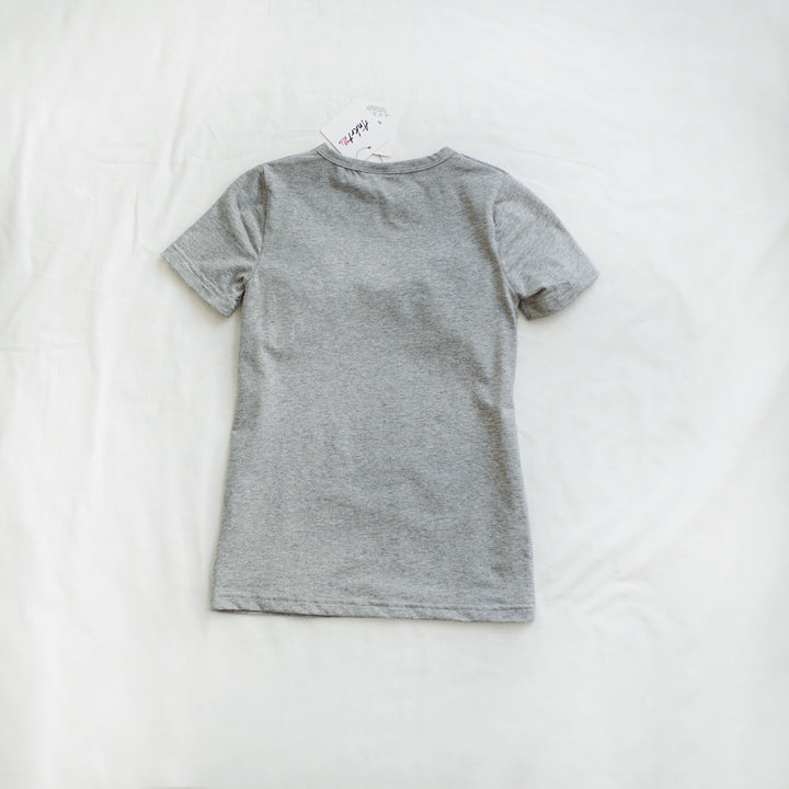 【90-150】ドット柄ビッグリボンTシャツワンピース