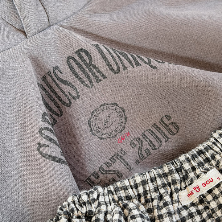 【80-130】ロゴプリントフーディートレーナー