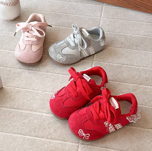 【13.5-20.0】レースデザインスニーカー