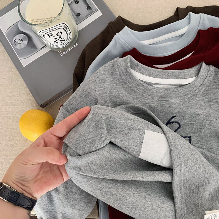 【90-140】ナンバー刺繍トレーナー