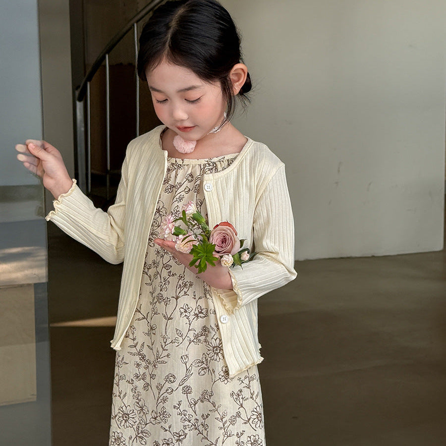 【90-140】シンプルサマーカーディガン