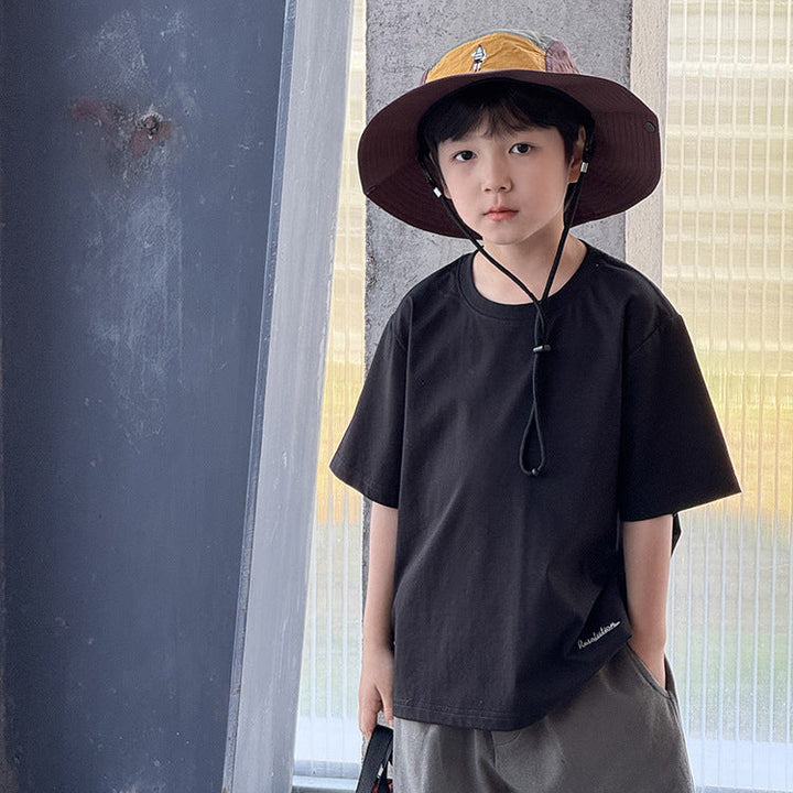 【90-150】バックタグデザインTシャツ