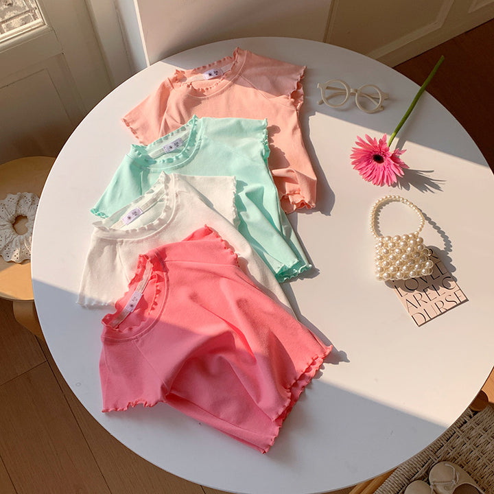 【90-140】シンプルメロウTシャツ