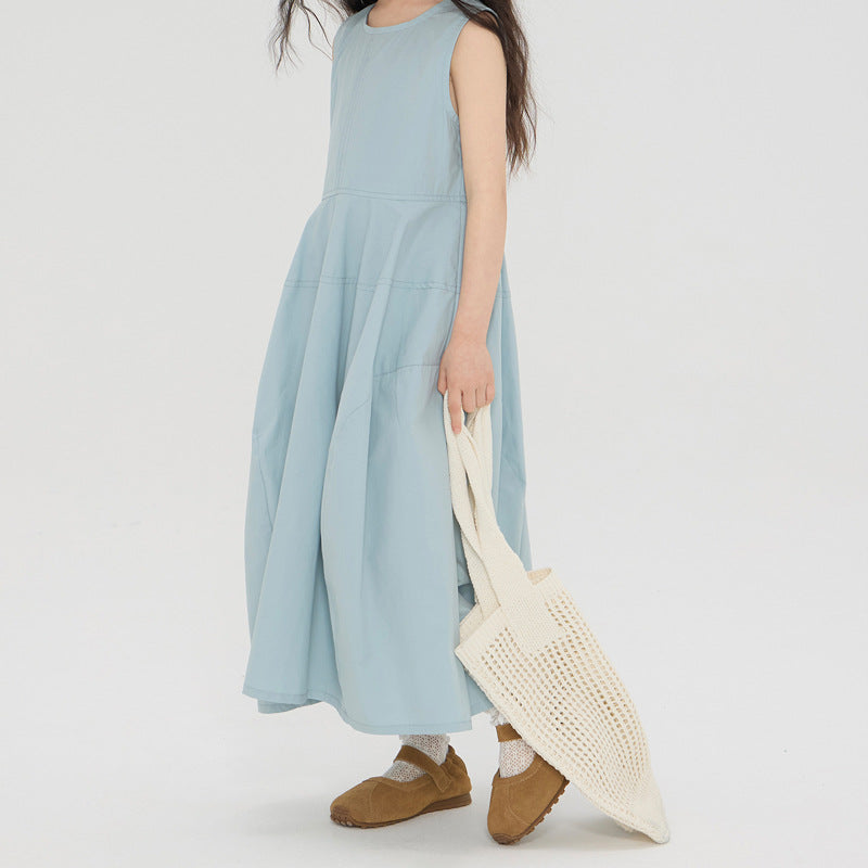 【90-150】ノースリーブシンプルワンピース