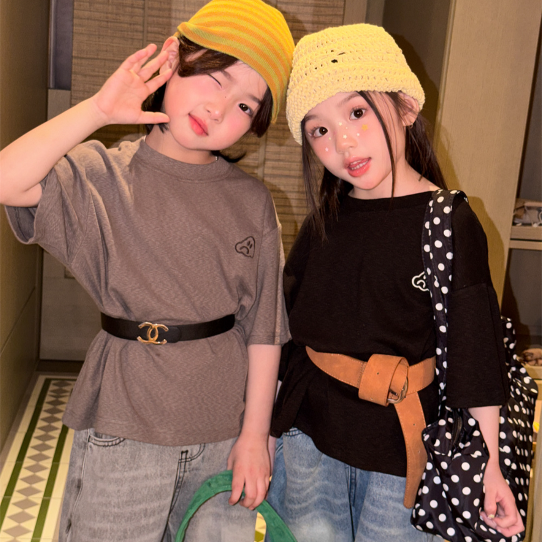 【90-150】ワンポイントデザインＴシャツ