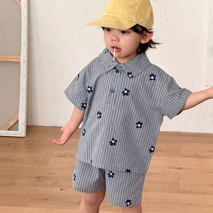 【80-150】花柄刺繍デザインセットアップ