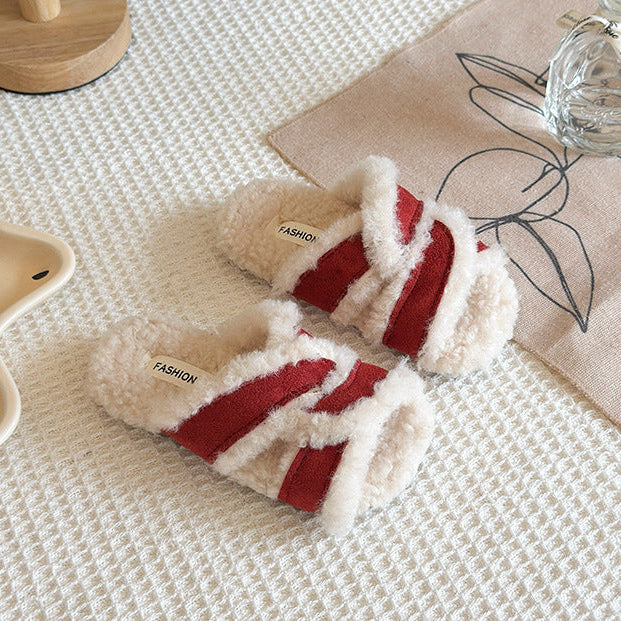 【15.5-21.5】クロスデザインボアサンダル