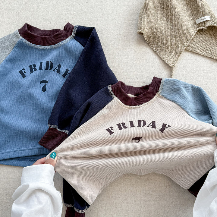 【80-130】FRIDAYラグランスリーブプルオーバー