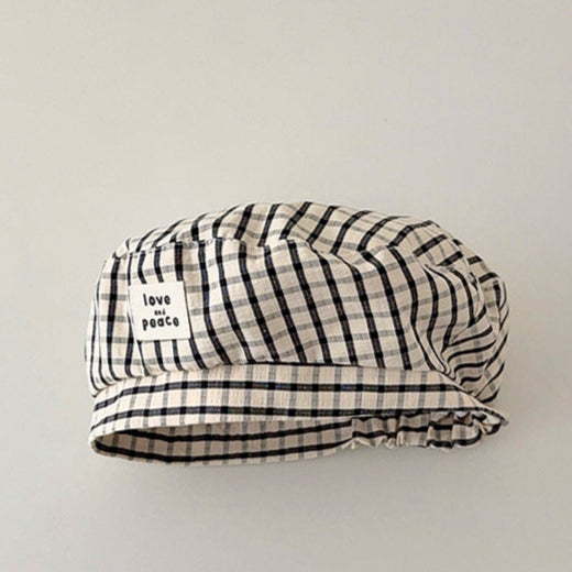 49-52cm】チェック柄ベレー帽｜ELMO-こども服エルモ- – こども服ELMO