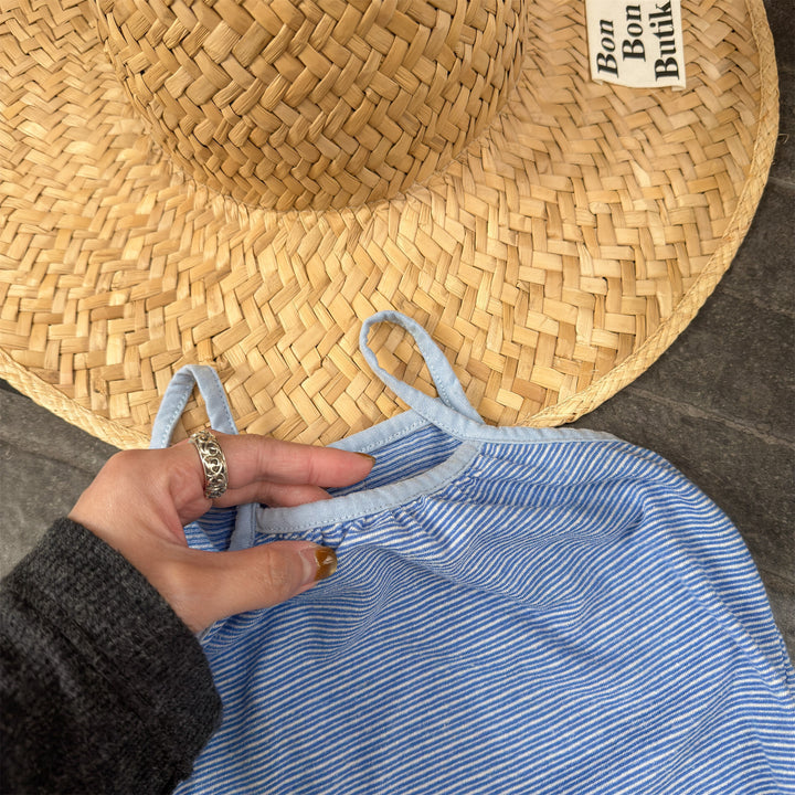 【80-130】細ボーダーキャミソール