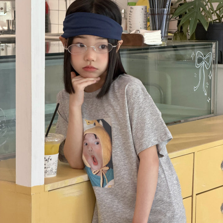 【100-150】フォトプリントTシャツ