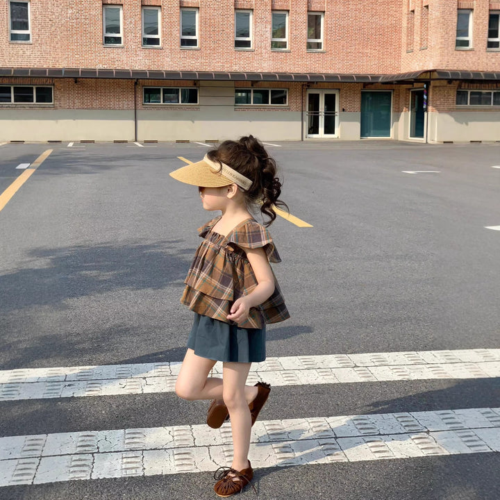 【90-140】シンプルショートパンツ