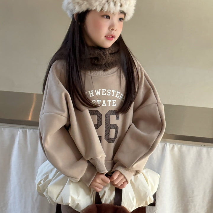 【90-150】フロントプリントトレーナー