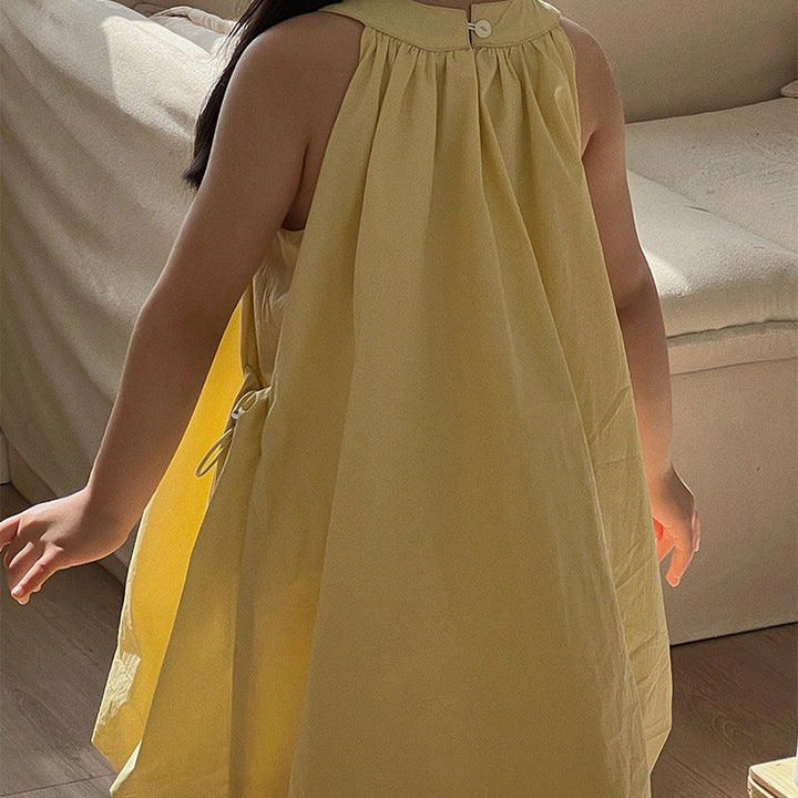 【90-150】ドロストデザインバルーンワンピース