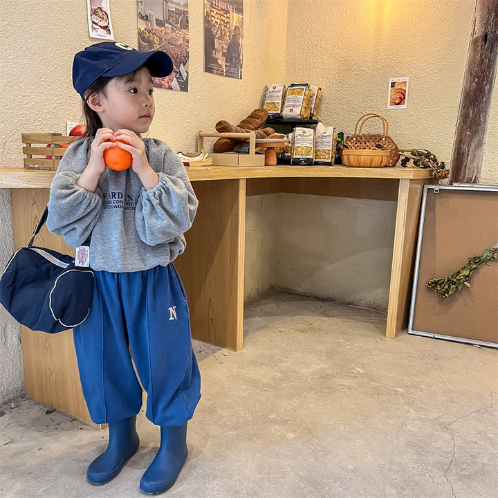 【80-130】ワンポイントNスウェットパンツ