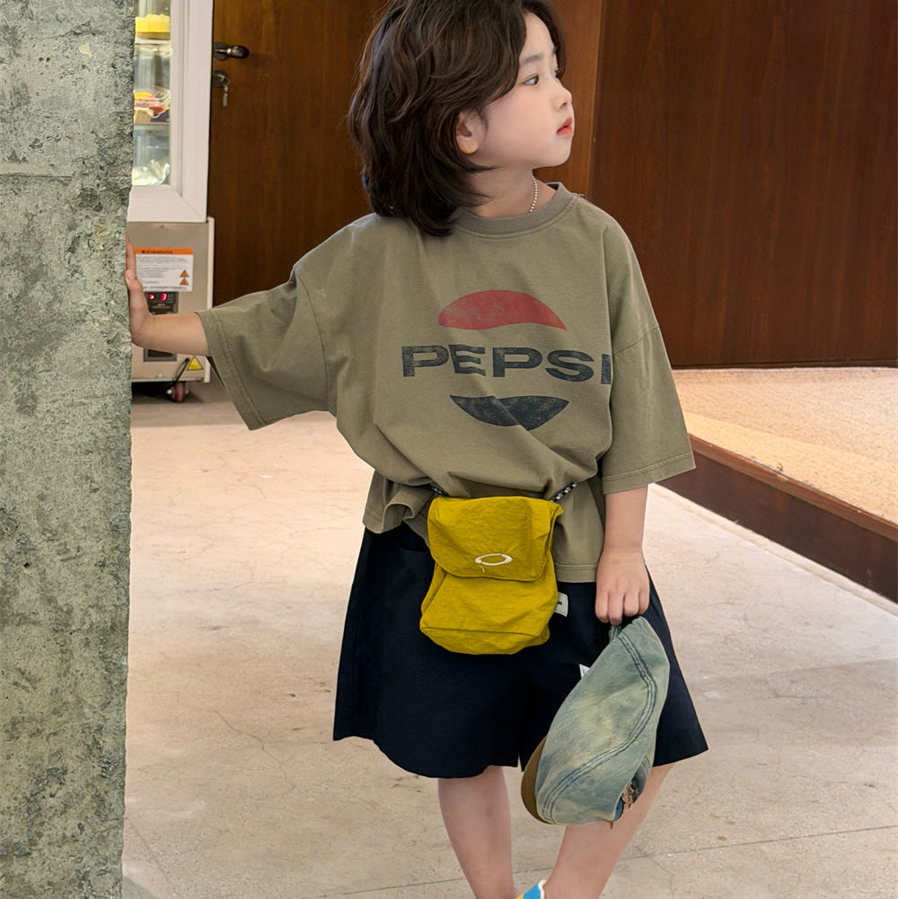 【90-150】フロントデザインTシャツ