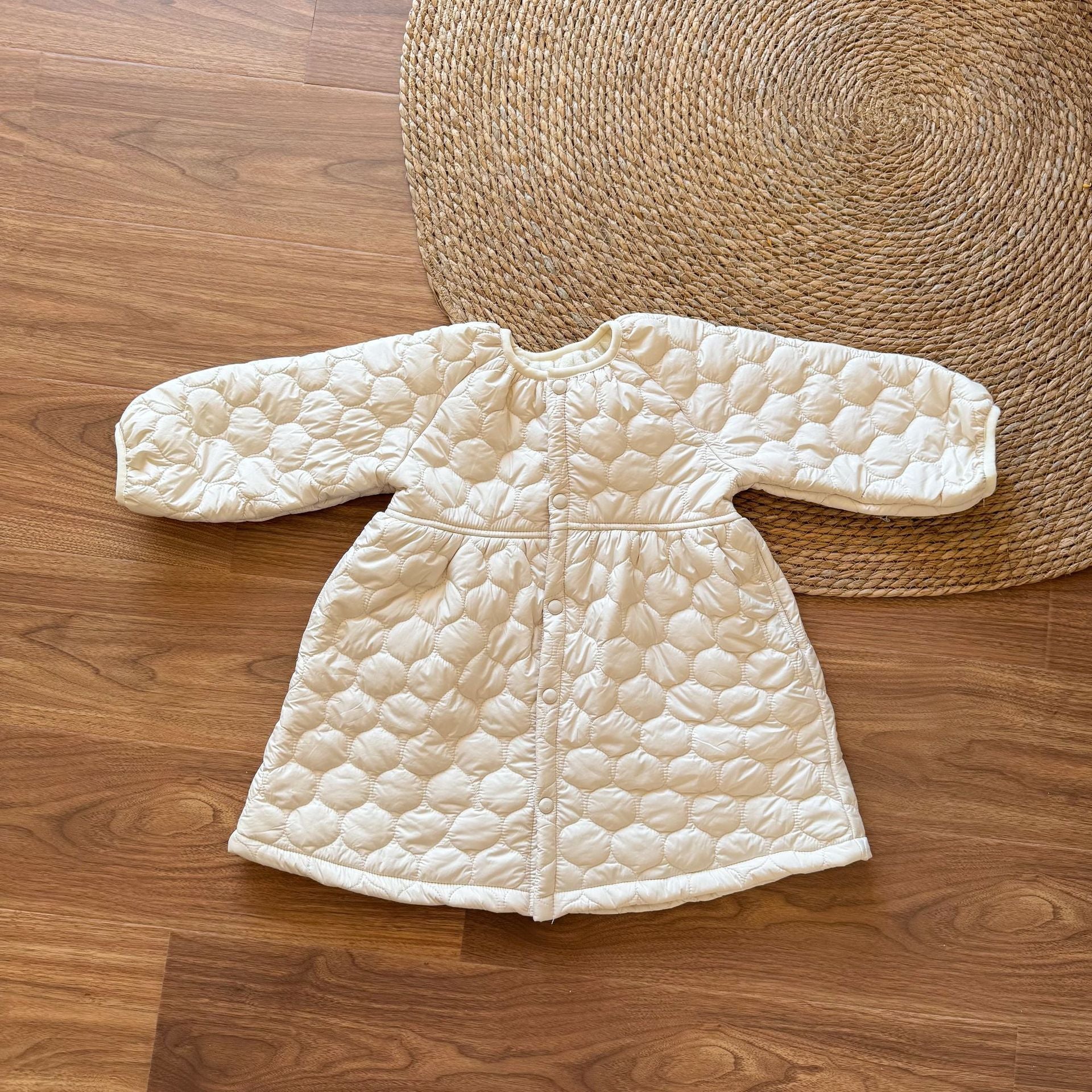 la elmo ヴィンテージ　アウター　紐付き　ロング　サイズフリー la elmo ヴィンテージ アウター 紐付き ロング サイズフリー la