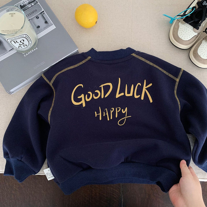 【90-140】GOOD LUCKトレーナー